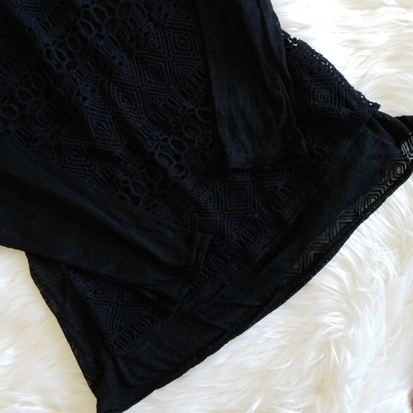 Mur Mur Mesh Long sleeve Knit Shirt - Picture 3 of 5